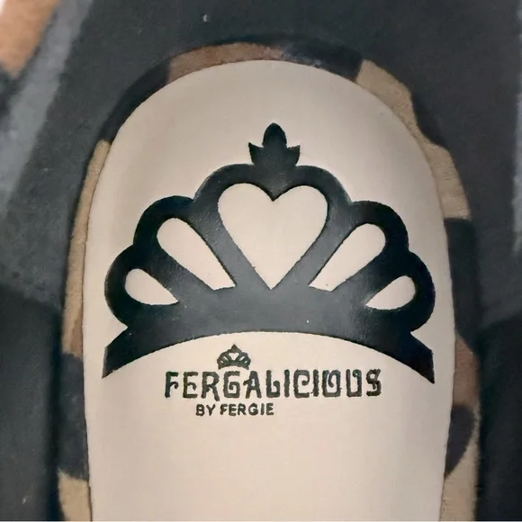 Fergalicious Leopard Print Stiletto Heels - Size 6 - Picture 4 of 11